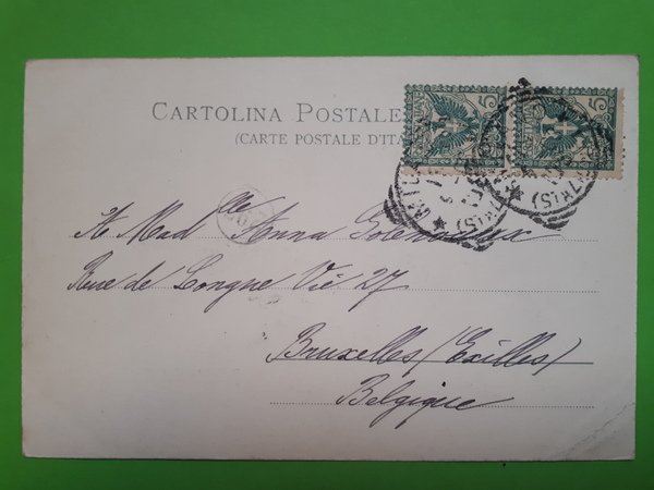 Cartolina - Bellagio dal Lago - 1900 ca.