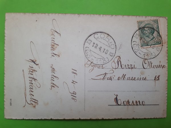 Cartolina - Monte Soglio - Alpe Arseul (Corio) - 1913