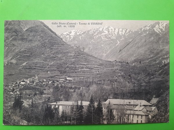 Cartolina - Valle Stura (Cuneo) - Terme di Vinadio - …