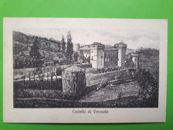 Cartolina - Castello di Verzuolo - 1910