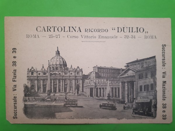 Cartolina - Ricordo Duilio - Roma - Corso Vittorio Emanuele …