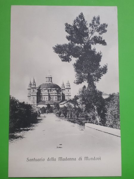 Cartolina - Santuario della Madonna di Mondovi - 1924