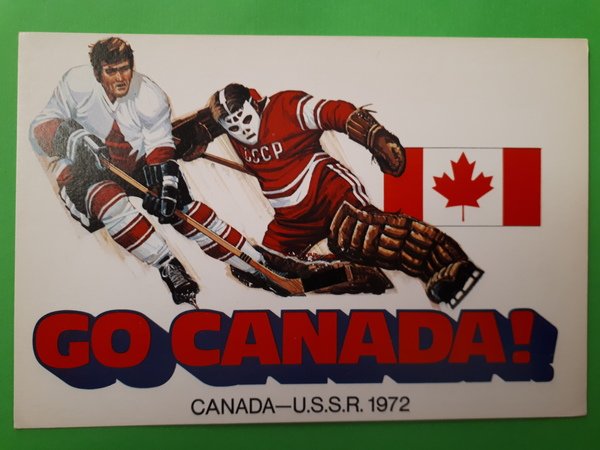 Cartolina - Hockey ghiaccio Canada - U.S.S.R. - 1972