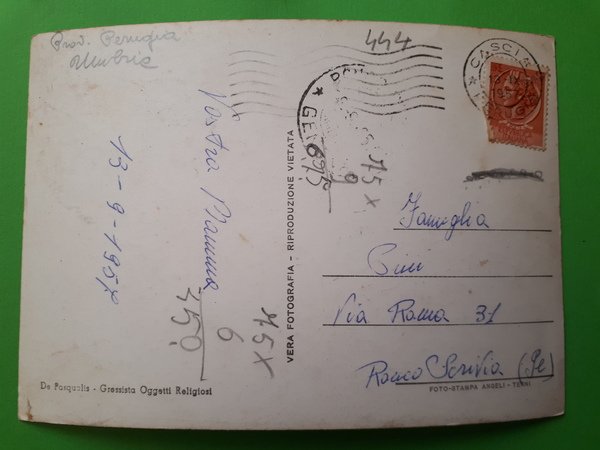 Cartolina - Roccaporena - Scoglio della Preghiera - Fontana delle …