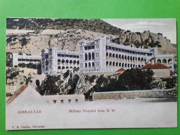 Cartolina - Gibraltar - Military Hospital from N.W. - 1920 …