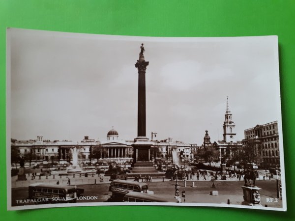 Cartolina - Trafalgar Square - London - 1930 ca.