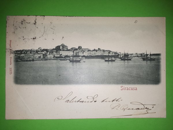 Cartolina - Siracusa - 1901