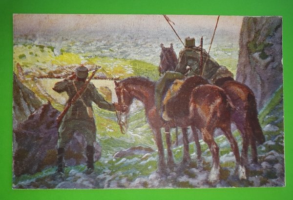 Cartolina - Croce Rossa italiana - Illustrata pittore T. Cascella …