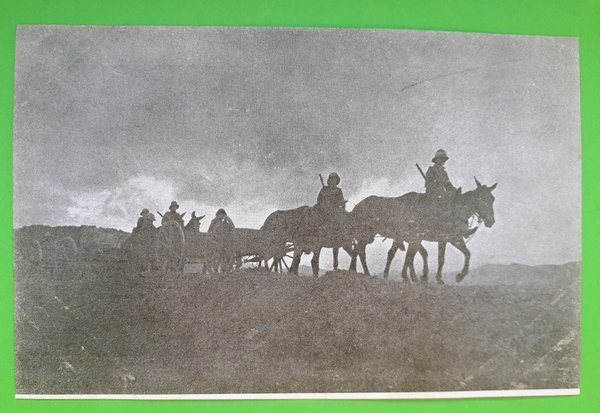 Cartolina - Militaria - Esercito Inglese - Traino di artiglierie …