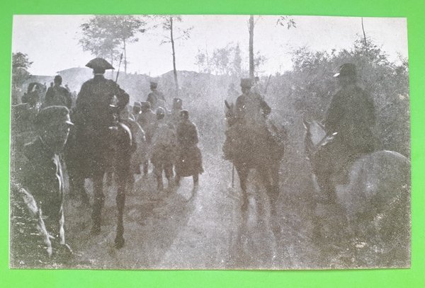 Cartolina - Militaria - Prigionieri austriaci a S. Pietro dell'Isonzo …