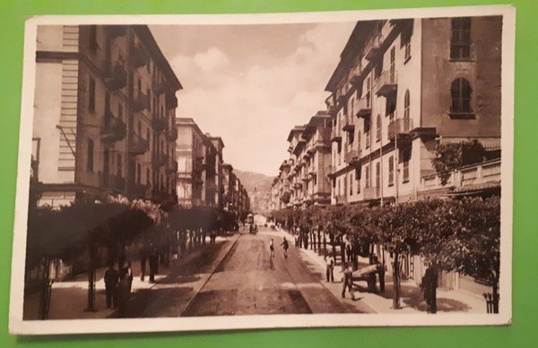 Cartolina - La spezia - Corso Cavour - 1948