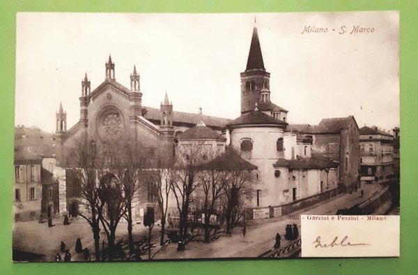 Cartolina - S. Marco - Milano - 1902