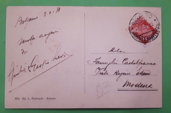 Cartolina - Bolzano - Panorama e Giardino delle Rose - …