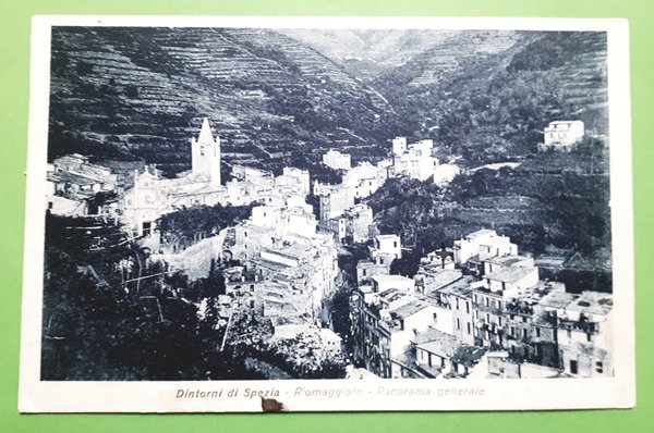 Cartolina - Dintorni di Spezia - Riomaggiore - Panorama Generale …