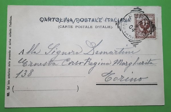 Cartolina - In Valsesia - Fobello e Cervatto - 1904 | Immagine Gallery 2