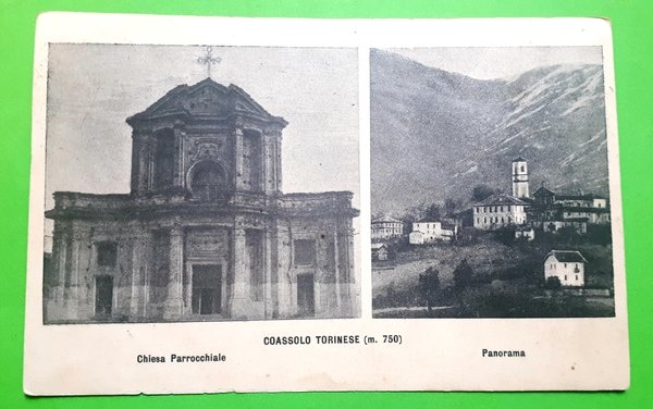 Cartolina - Coassolo Torinese - Chiesa Parrocchiale - Panorama - …
