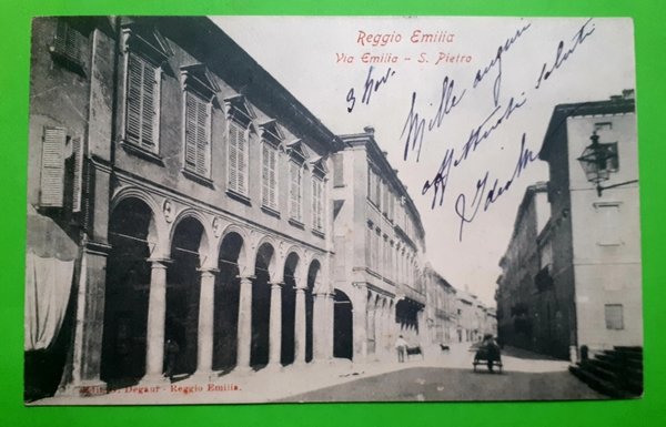 Cartolina - Reggio Emilia - Via Emilia - S. Pietro …