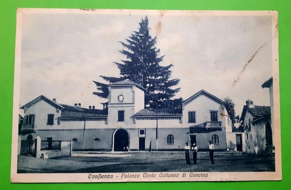 Cartolina - Confienza - Palazzo Conte Cattaneo di Codeina - …
