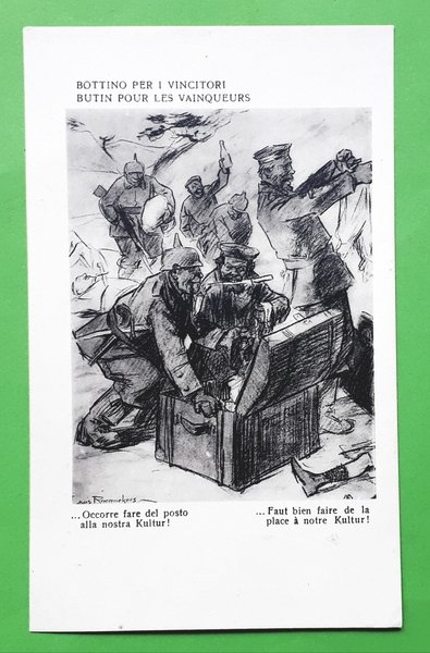 Cartolina - Bottino per i vincitori - Illustratori - Militaria …
