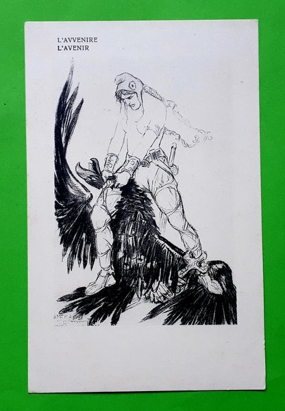 Cartolina - L'Avvenire - Illustratori - Militaria - 1917