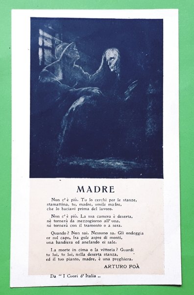 Cartolina - Mario Micheletti - Madre - Militaria - 1917