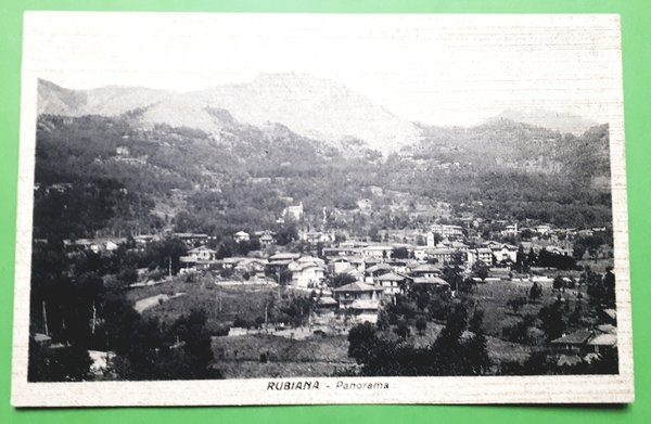 Cartolina - Rubiana - Panorama - 1930 ca. | Immagine principale