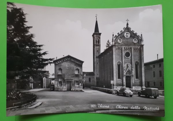 Cartolina - Thiene - Chiesa della Natività - 1940 ca.