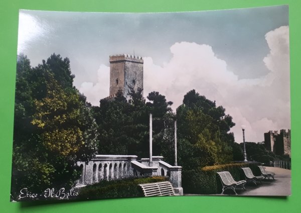 Cartolina - Erice - Le Balio - 1957