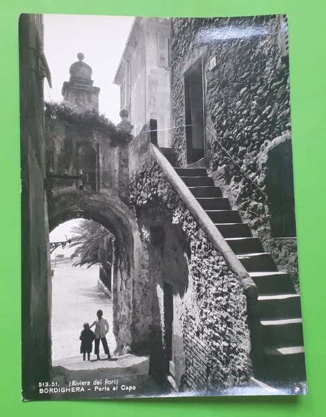 Cartolina - Bordighera - Porta al Capo - 1959
