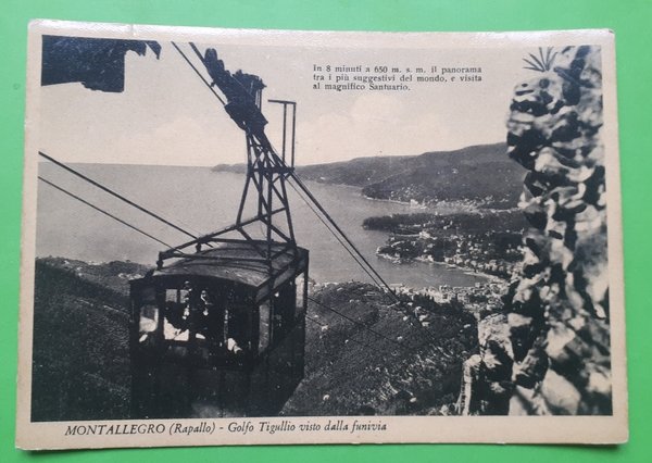 Cartolina - Montallegro ( Rapallo ) - Golfo Tiguillio - …