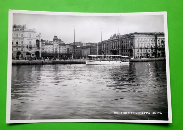 Cartolina - Trieste - Piazza Unità - 1960 ca.