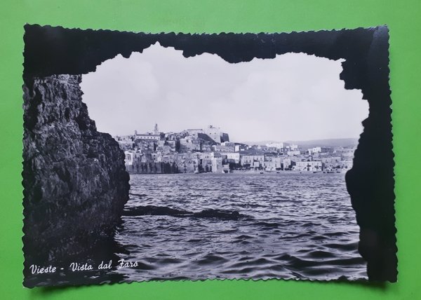 Cartolina - Vieste - Vista dal Faro - 1960 ca