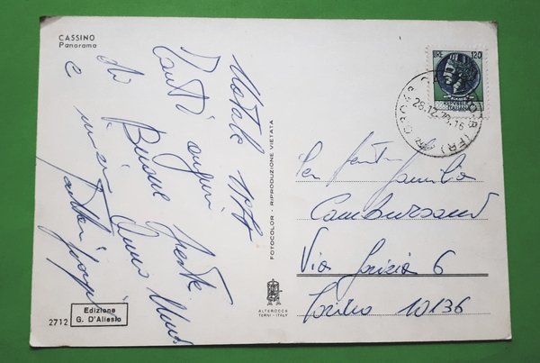 Cartolina - Cassino - Panorama - 1978