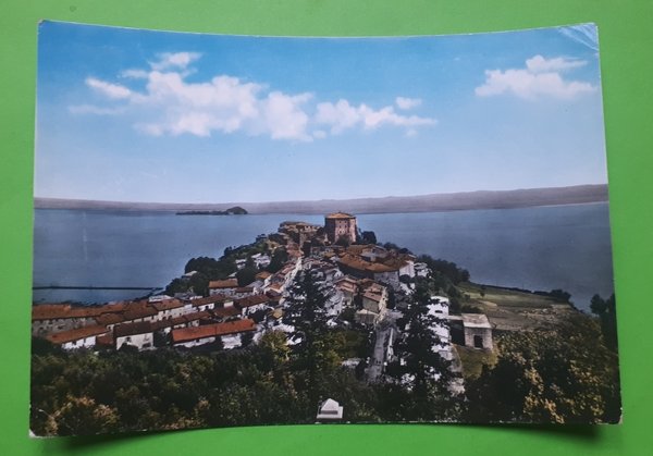 Cartolina - Capodimonte ( Viterbo ) - Panorama e Isola …