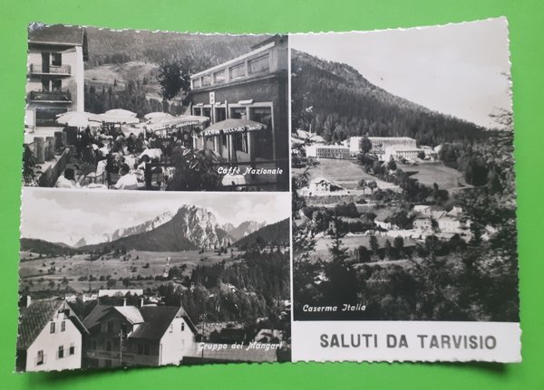 Cartolina - Saluti da Tarvisio - 1950