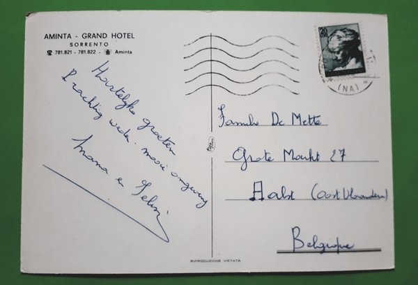 Cartolina - Aminta - Grand Hotel - Sorrento - 1970 …