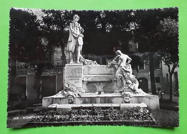 Cartolina - Jesi - Monumento a G. Pergolesi - Scultore …