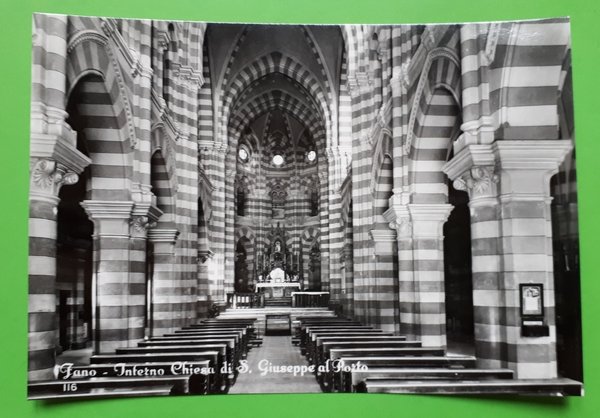Cartolina - Fano - Interno Chiesa di S. Giuseppe al …