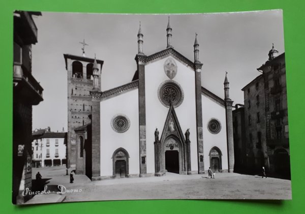 Cartolina - Pinerolo - Duomo - 1950 ca.