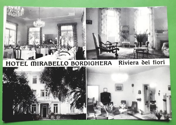 Cartolina - Hotel Mirabello - Bordighera - Riviera dei Fiori …