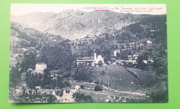 Cartolina - Forno di Coazze - Panorama - Alpi Cozie …