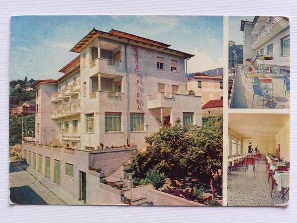 Cartolina Hotel Viola - Calice Ligure - 1965 ca.