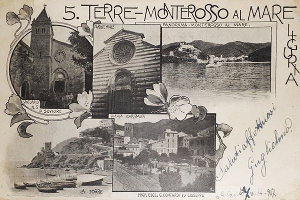 Cartolina - Terre - Monterosso al Mare - Liguria - …