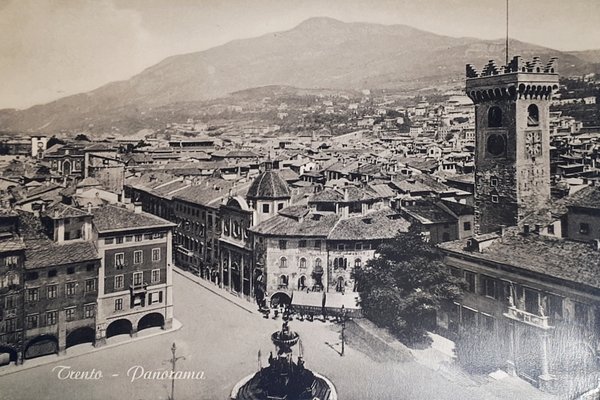Cartolina - Trento - Panorama - 1951