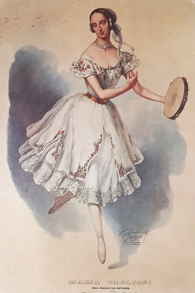Cartolina - Maria Taglioni nel ballo La Gitana - 1960 …