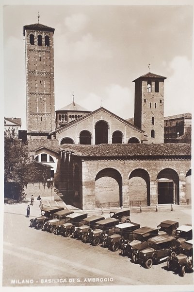 Cartolina - Milano - Basilica di S. Ambrogio - 1942