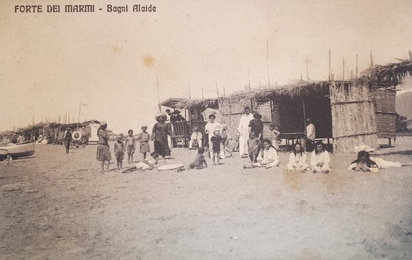 Cartolina - Forte dei Marmi - Bagni Alaide - 1900 …