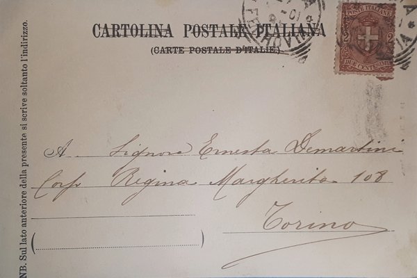 Cartolina - Piramide di C. Cestio - 1901