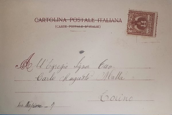 Cartolina - Roma - Trinità dei Monti - 1905 | Immagine Gallery 2