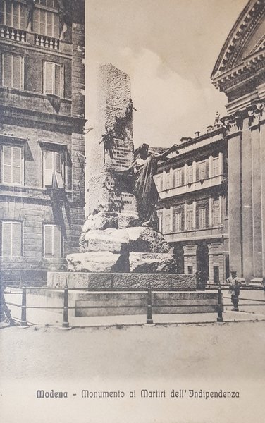 Cartolina - Modena - Monumento ai Martiri dell'Indipendenza - 1900 …